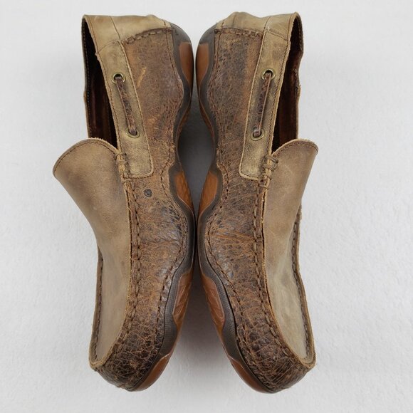 Ariat Gleeson 4LR Slip On Loafer Mens 11 D Brown Leather Moccasin Casual Shoe - Picture 6 of 13